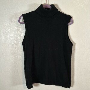 Diane Von Furstenberg 90s Vintage Popcorn Textured Knit Sleeveless Sweater Med